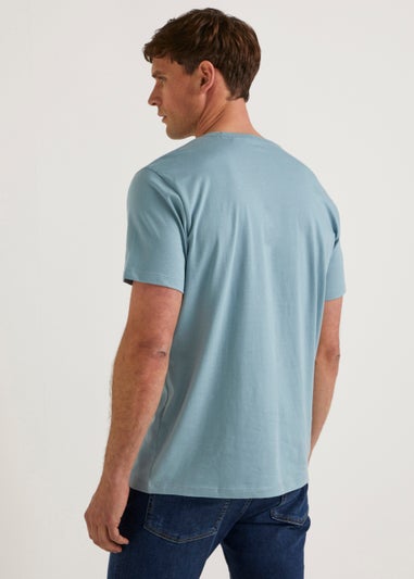 Blue Essential Crew Neck T-Shirt