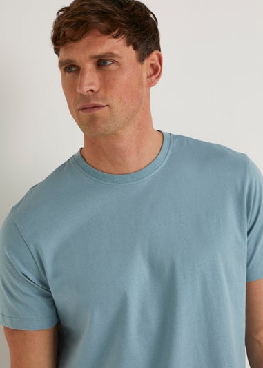 Blue Essential Crew Neck T-Shirt