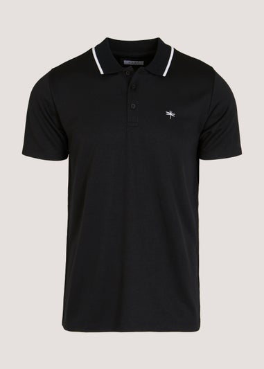 Black Modal Polo Shirt