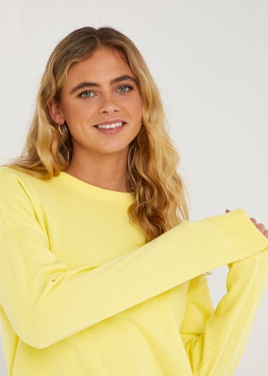 Yellow Essential Sweatshirt