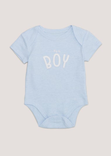 Baby Blue It's a Boy Bodysuit (Newborn-3mths)