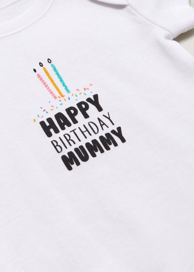 Happy birthday mummy hot sale t shirt baby