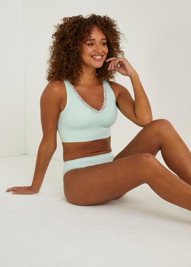 3 Pack Seam Free Ribbed Bralettes