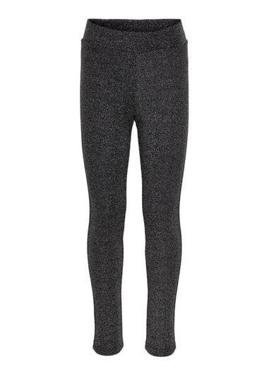 ONLY Kids Black Kognete Vilma Sparkle Leggings (6-14yrs)