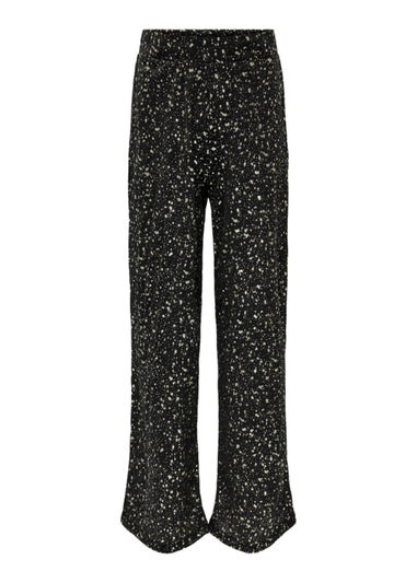 ONLY Kids Black & Gold Co-Ord Trousers (6-14yrs)
