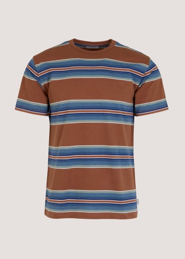 Brown Stripe T-Shirt