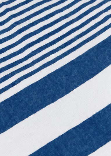 Nautical Stripe Print Beach Towel (150cm x 70cm)