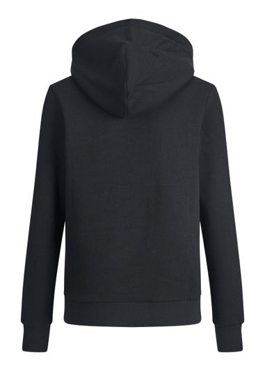 Jack & Jones Junior Black Logo Hoodie (8-16yrs)