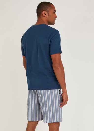 Navy Stripe Weekend Pyjama Set