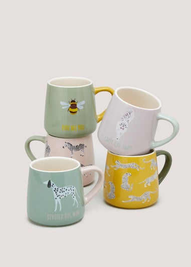 Yellow Leopard Print Mug
