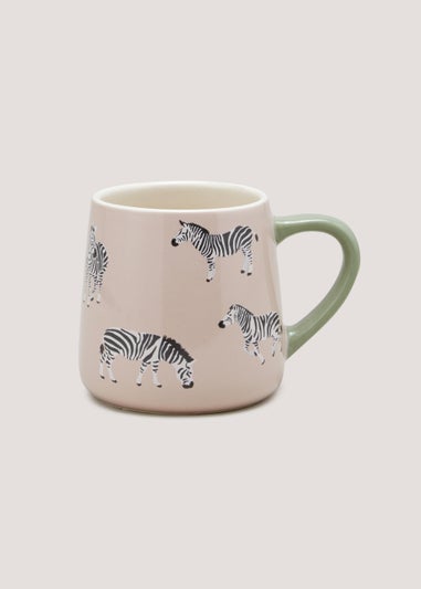 Pink Zebra Print Mug (8.5cm x 8.5cm)