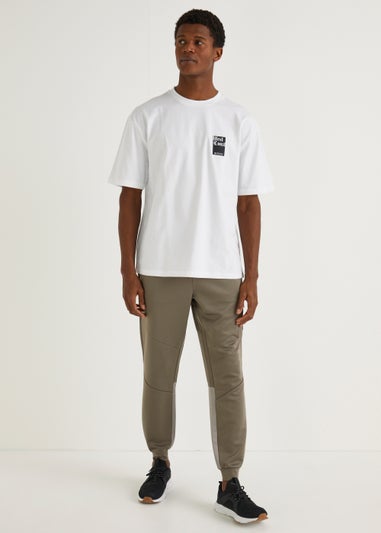 US Athletic White West Coast Oversized T-Shirt