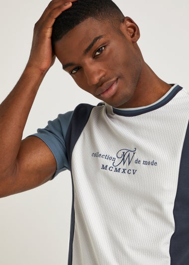 T&W Blue Panel Tee