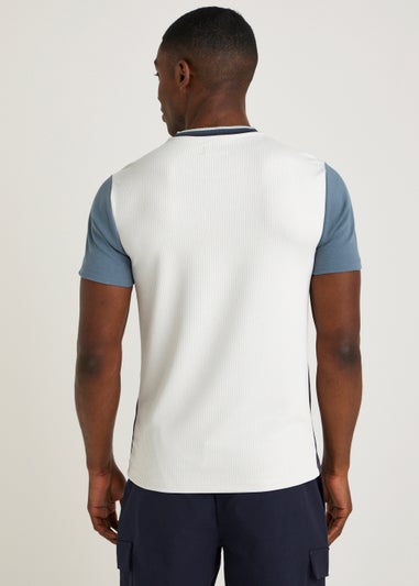 T&W Blue Panel Tee