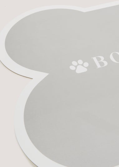 Grey Dog Feeding Placemat (48cm x 29cm)