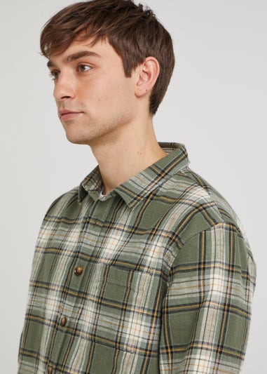 Green Check Overshirt