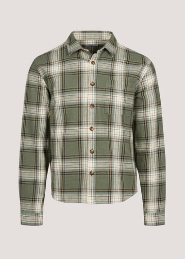 Green Check Overshirt