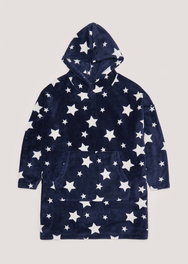Navy Star Snuggle Hoodie