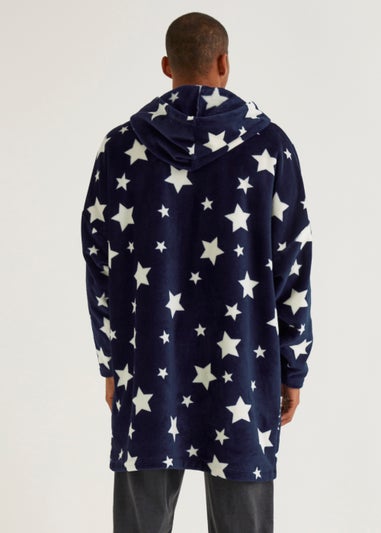 Navy Star Snuggle Hoodie