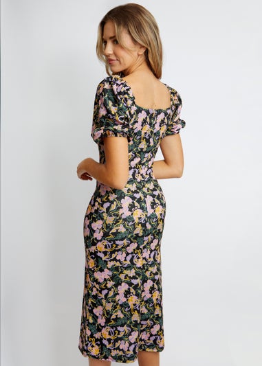 Girls on Film by Dani Dyer Floral Print Midi Dress