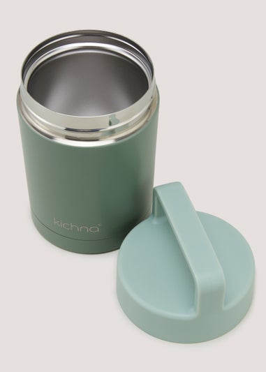 Green Two Tone Food Flask (17cm x 9cm)