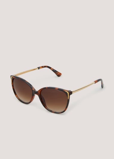 Brown Cat Eye Sunglasses