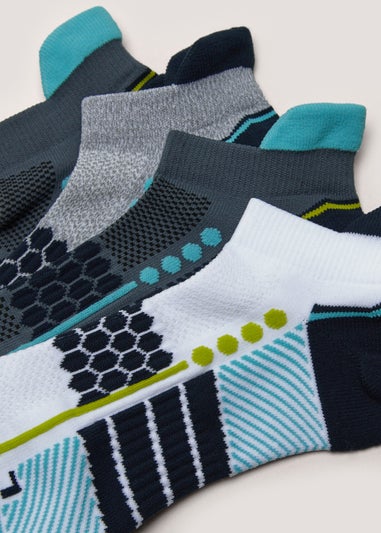 Souluxe 4 Pack Trainer Sports Socks