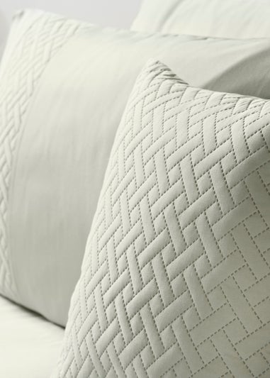 Sage Pinsonic Duvet Cover