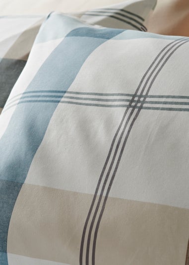 Blue Check Duvet Cover