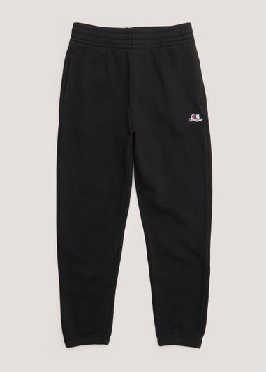 Girls Champion Black Cuffed Joggers (Small-XXL)