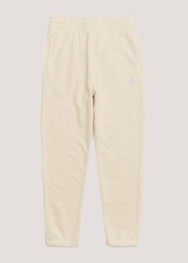 Girls Champion Ecru Cuffed Joggers (Small-XXL)