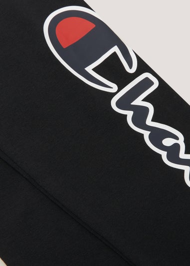 Girls Champion Black Leggings (Small-XXL)