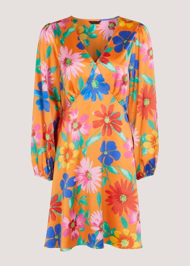 Be Beau Multicoloured Floral Mini Dress