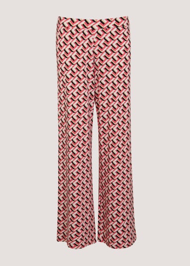 Et Vous Multicoloured Geo Print Jersey Co-Ord Trousers