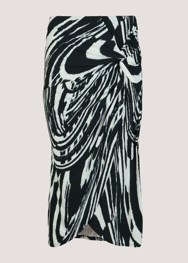 Et Vous Monochrome Jersey Midi Skirt