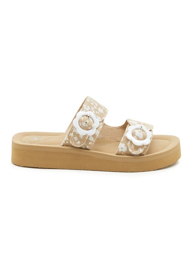 Rocket Dog Wild Lyon Nude Floral Sandals