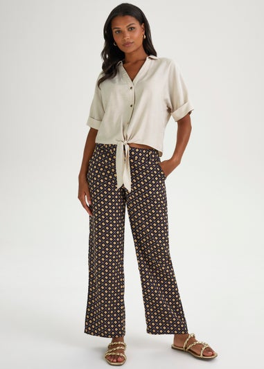 JDY Edith Multicoloured Wide Leg Trousers