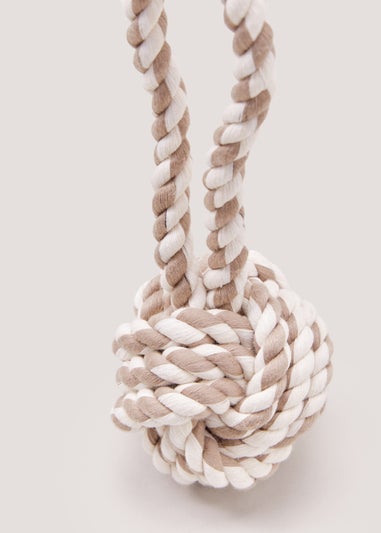 Natural Rope Knot Dog Toy (22cm x 8cm x 8cm)