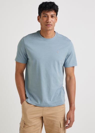 Farah Eddie Denim Blue T-Shirt