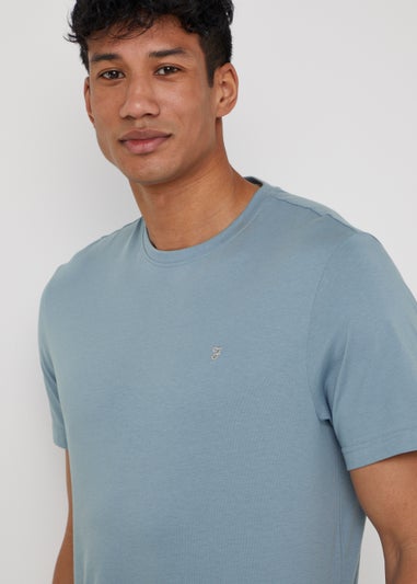 Farah Eddie Denim Blue T-Shirt