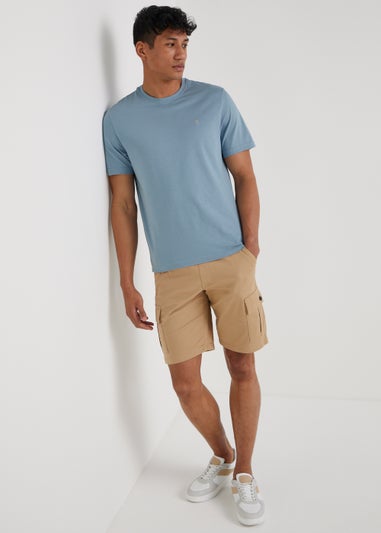 Farah Eddie Denim Blue T-Shirt