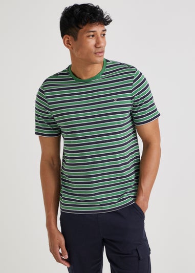 Farah Katz Green Stripe T-Shirt