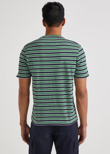 Farah Katz Green Stripe T-Shirt