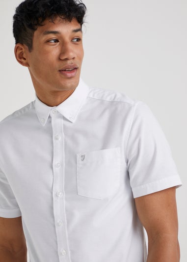 Farah Drayton White Short Sleeve Shirt