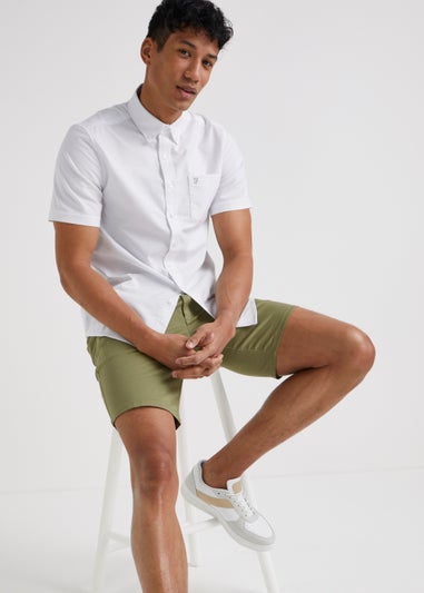 Farah Drayton White Short Sleeve Shirt