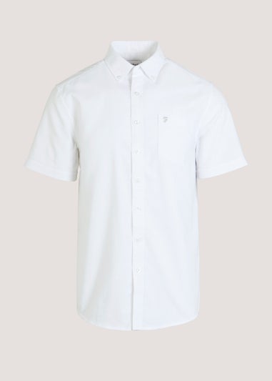 Farah Drayton White Short Sleeve Shirt