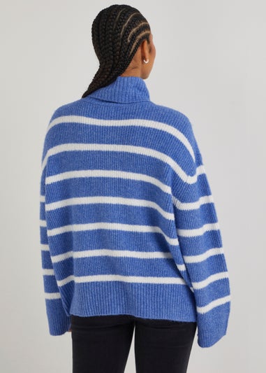 JDY Hudson Blue Stripe Jumper