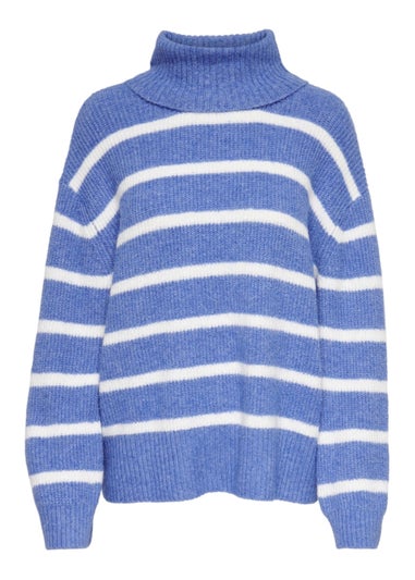 JDY Hudson Blue Stripe Jumper