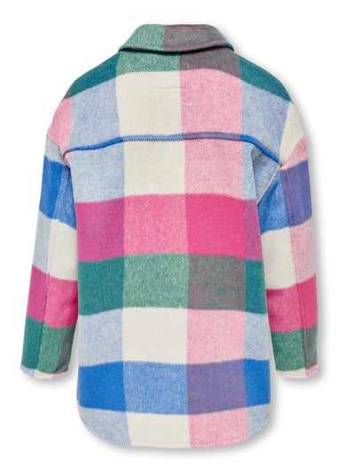 ONLY Kids Multicoloured Check Shacket (6-14yrs)