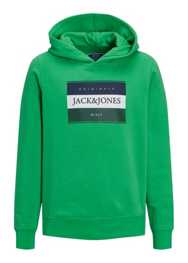 Jack & Jones Junior Green Cody Hoodie (6-16yrs)